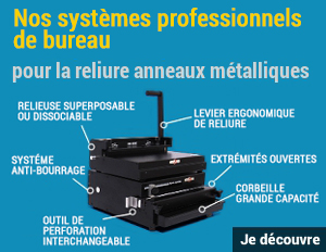 Relieuses professionnelles par anneaux métalliques