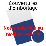 Couverture d'Emboitage - Dos carré collé<br/>Grain Cuir - Recto PVC<br />Notre sélection au meilleur prix